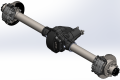 ECGS - ECGS D80 Rear Axle Assembly - 40 Spline