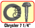 Chrysler 7.25" Ring & Pinion
