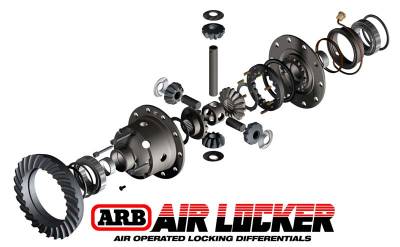 Ford 10.25" ARB RD37 Air Locker - 35 Spline - All Ratio - RD37 Exploded View