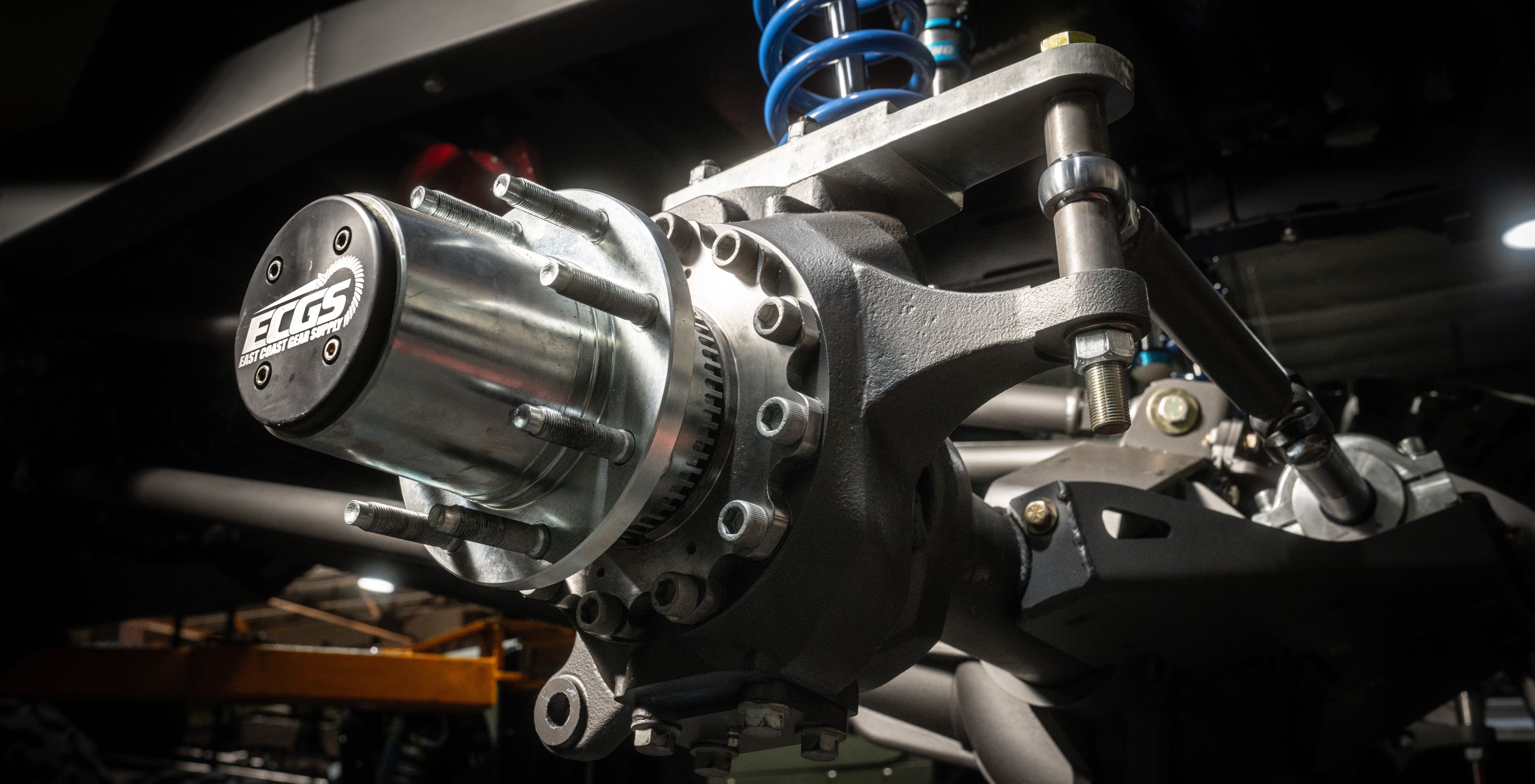KP540 Front Axle Up Close
