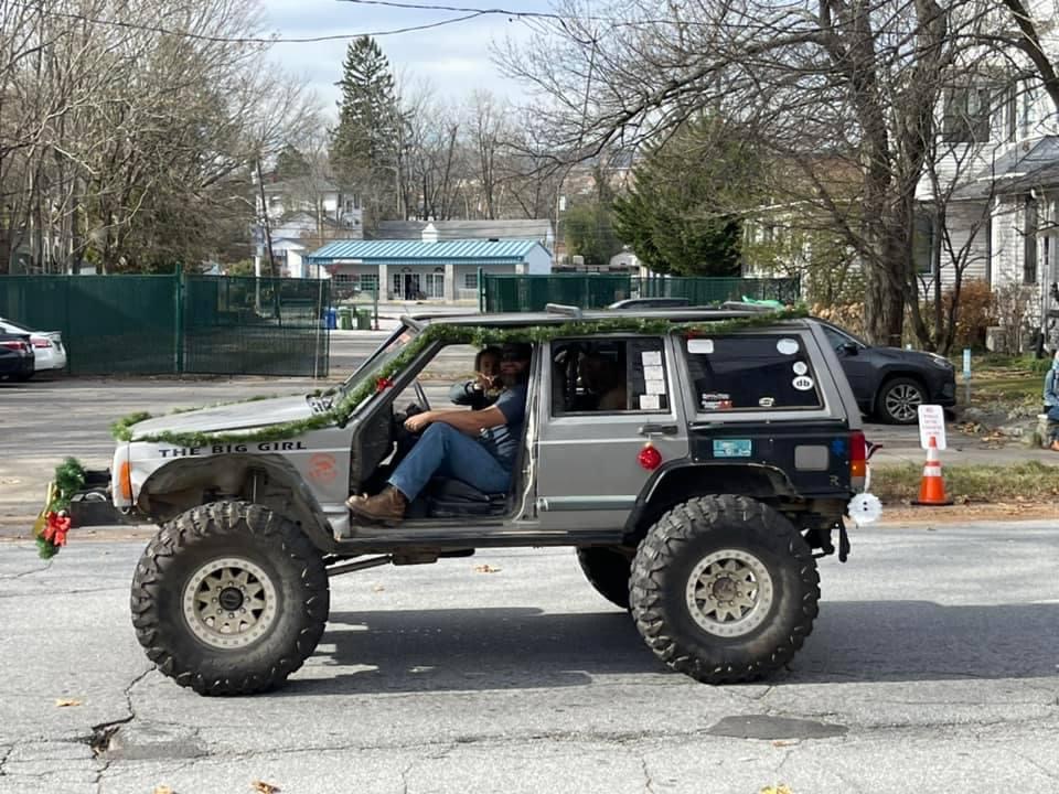 Cherokee decorated for holiday parade
