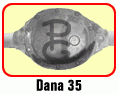 DANA SPICER GEARS - Dana 35 Reverse/High Pinion