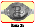 DANA SPICER GEARS - Dana 35 Reverse/High Pinion