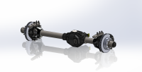ECGS - ECGS 14 BOLT KP540 - STEERING AXLE 
