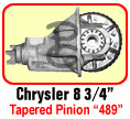 GEARS, INSTALL KITS, CARRIERS, SPIDER GEARS - CHRYSLER - Chrysler 8.75 "489"